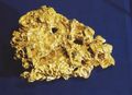 Modell eines Goldklumpens
