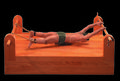 Modell einer Streckbank «zur Behandlung von Luxationen der Rückenwirbel» (fī ʿilāǧ fakk ḫaraz aẓ-ẓahr)