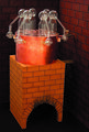 Modell einer Vorrichtung zur Destillation von Rosenwasser.
