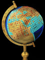 Modell eines nach der Weltkarte der Maʾmūngeographen angefertigten Erdglobus