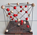 Modell der Kristallstruktur des Minerals Cristobalit